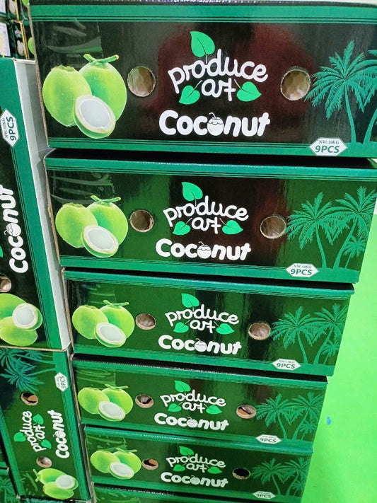 Drinking Coconut - No Straw