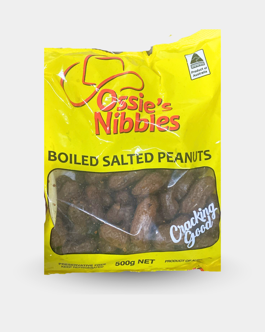 Ossie's Nibbles - Boiled Salted Peanuts