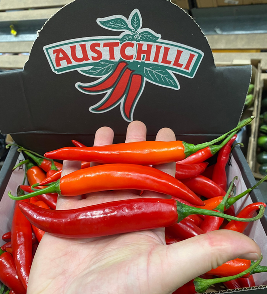 Chilli - Red chilli pepper - Red Cayenne - Mild to Medium (Australia)