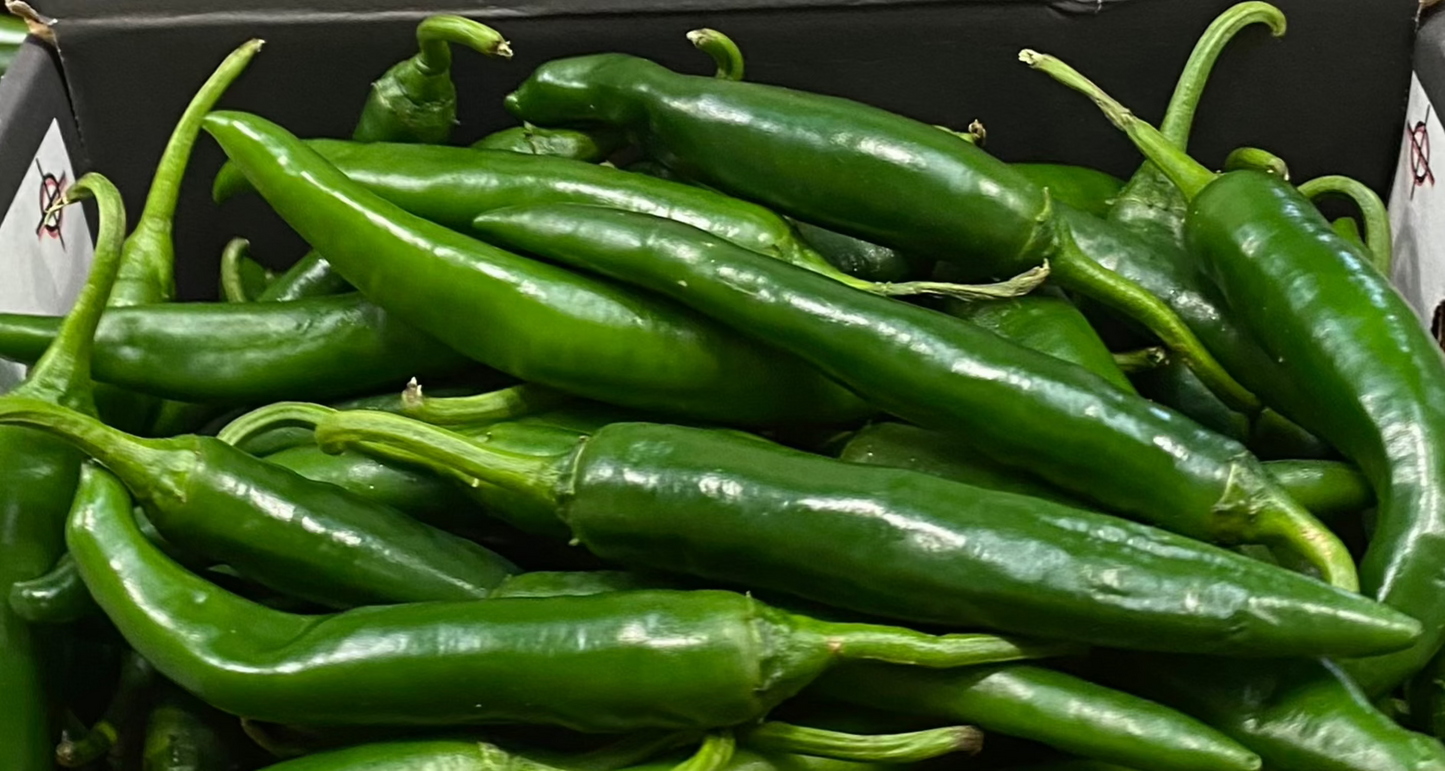 Chilli - Green chilli pepper - Green Cayenne - Mild (Australia)