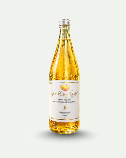 Priest Bros Sparkling Gold Apple Juice
